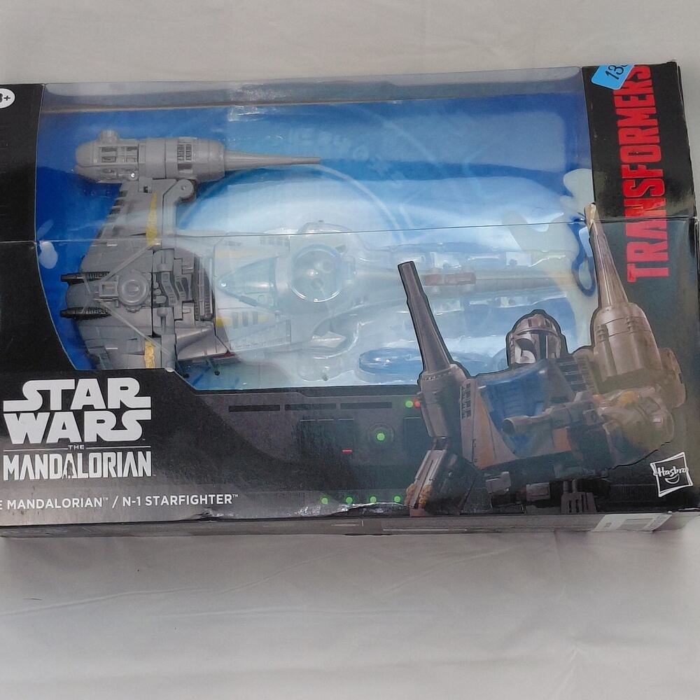 Transformers Collaborative Star Wars Mandalorian N-1 Starfighter Figure NEW
